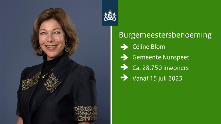 Bericht Nieuwe burgemeester in Nunspeet  bekijken